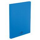 リヒトラブ AQUA DROPs 名刺帳 ポケット交換タイプ A4判タテ型・30穴(ヨコ入れタイプ)(青)