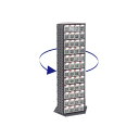 レックス 法人限定 三面回転式パーツ整理棚【RFO-8144】