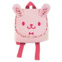 松村商店 やわらかニット うさぎ カブセリュック 子ども用 保育園 幼稚園 動物 プレゼント(ピンク)