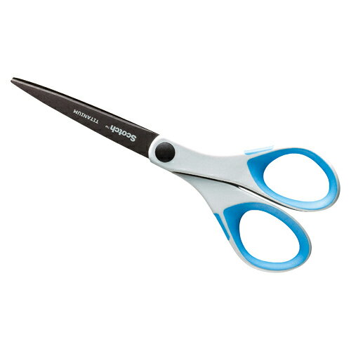 スリーエム　スコッチ（R） チタンコートシザーズ 3M　刃渡り:70mm（ホワイト／ブルー）
