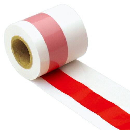 ササガワ　紅白テープ　50m巻