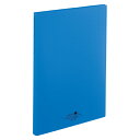 リヒトラブ AQUA DROPs 名刺帳 ポケット交換タイプ A4判タテ型・30穴(ヨコ入れタイプ)(青)