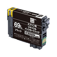 エコリカ インクジェットカートリッジ エコリカ ECI-E69L-B (ICBK69L) エプソン用 リサイクル HWER378 エコリカ インクジェットカートリッジ エコリカ ECI-E69L-B (ICBK69L) エプソン用 リサイクル HWER378