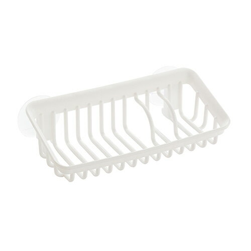 リス　HOME&HOME スポンジラック　タワシラック（ホワイト）