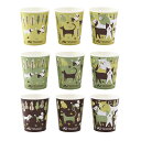 サンナップ JWドッグペーパーカップ 紙コップ 可愛い 150ml 50個入