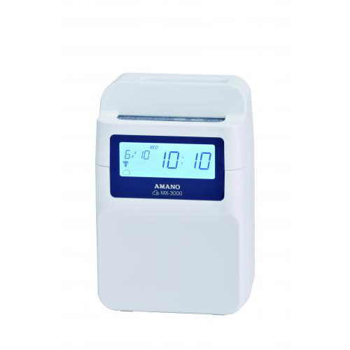 アマノ 電子タイムレコーダー（白／紺）