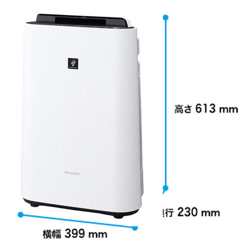 シャープ　加湿空気清浄機　プラズマクラスター7000　KC−40TH4−W　空気清浄機　KC−G40−Wの後継機種　花粉対策