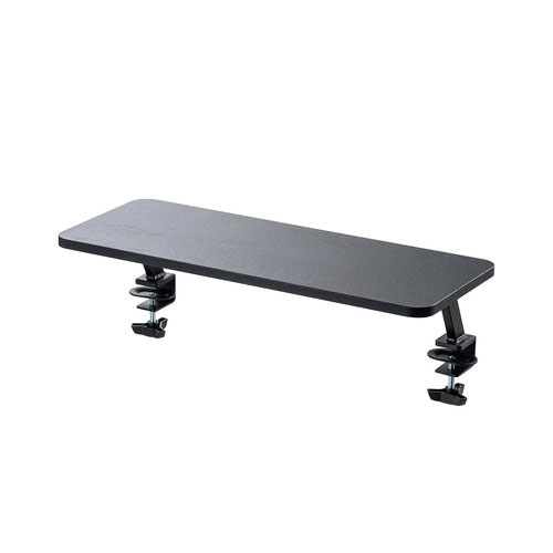 サンワサプライ　直送 クランプ式机上ラック（ブラック）