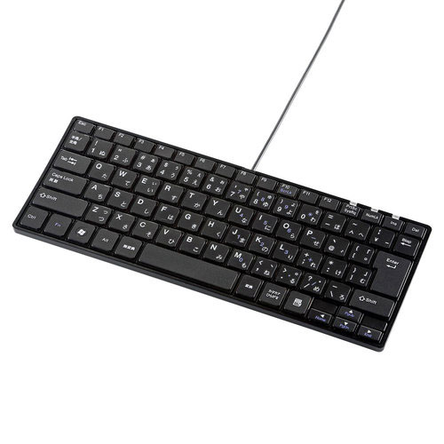 サンワサプライ　直送 USBスリムキーボード（ブラック）