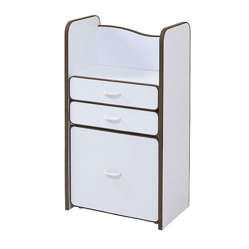 JKプラン　ランドセルラック小学生　収納　スリム　子供　ラック　ランドセル　安全（ホワイトブラウン）