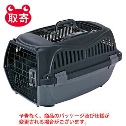 ペティオ　2ドア　スマイルキャリー　M　ブラック　ペット用品　犬用　猫用　キャリーバッグ　旅行　お出かけ　災害