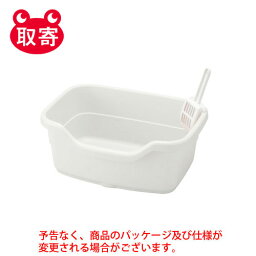 リッチェル　ラプレ　ネコトイレ　深型　40　ホワイト　ペット用品　猫　猫用　トイレ