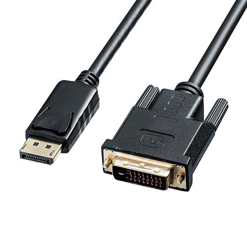 サンワサプライ　直送 DisplayPort-DVI変換ケーブル 3m ブラック
