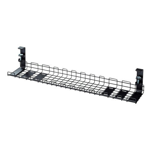 サンワサプライ　直送 ケーブル配線トレー ワイヤーLサイズ 汎用タイプ（ブラック）