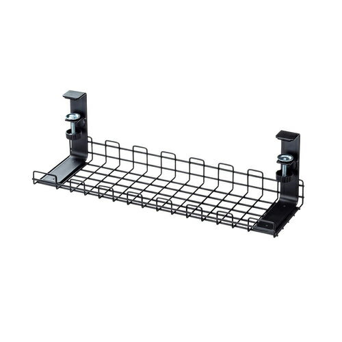 サンワサプライ　直送 ケーブル配線トレー ワイヤーSサイズ 汎用タイプ（ブラック）