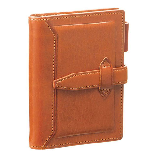 レイメイ藤井 ダ・ヴィンチ グランデ ロロマクラシック システム手帳 (リング11mm) mini5サイズ ダヴィンチ ヌメ革(牛)(ブラウン)