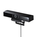 サンワサプライ スピーカー内蔵Webカメラ CMS-V48BK マイク内蔵 スピーカー内蔵 テレワーク 在宅 リモートワーク WEB会議(2)