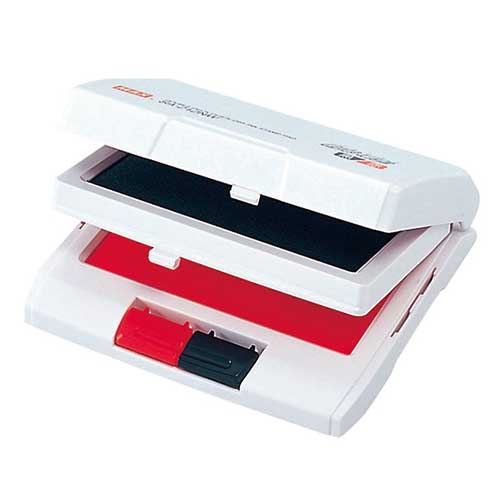 マックス　瞬乾2段式ワンタッチスタンプ台 SA-212NWカミバコ　中型