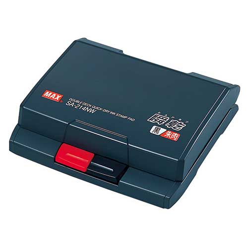 マックス 瞬乾2段式ワンタッチスタンプ台 SA-214NWカミバコ 中型