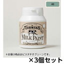 ターナー ミルクペイント 200ml ボトル入り 1セット(3個) 色番40(ピスタチオグリーン)