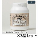 ターナー ミルクペイント 450ml ボトル入り 1セット(3個) 色番57(ディキシーブルー)