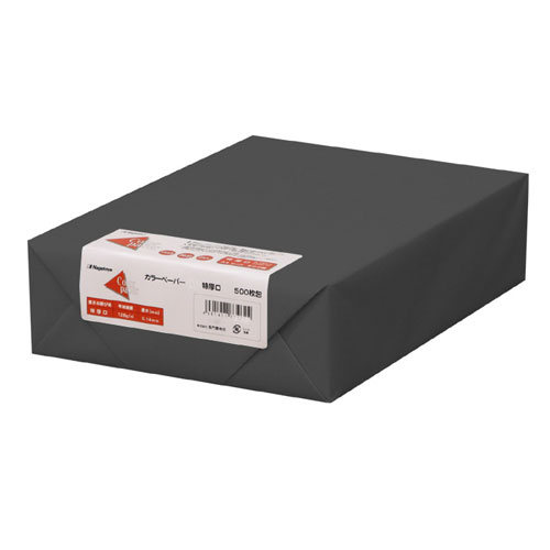 Nagatoya カラーペーパーナガトヤ カラーペーパー ナー2485 B4 特厚口 500P クロ