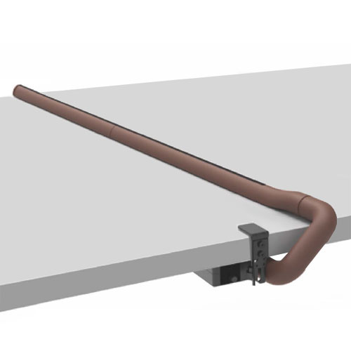 カルテック　テーブルエアー Mセット 光触媒除菌脱臭機能付き パーテーション KL-T01M-T（ブラウン）