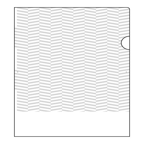 ヒサゴ　紙製トリック!クリアフォルダ A4 パターン大 10枚入