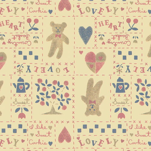 ササガワ 包装紙 カントリーベア 半才判 10枚ロール