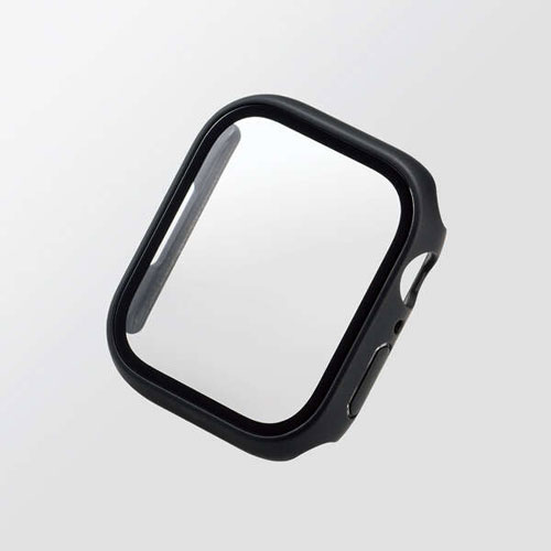 エレコム 直送 アップルウォッチ 45mm フルカバー セラミックコート ゴリラガラス 表面硬度10H超(ブラック) エレコム 直送 アップルウォッチ 45mm フルカバー セラミックコート ゴリラガラス 表面硬度10H超(ブラック)