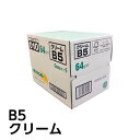 北越紀州　NEWファインカラー　B5判　カラー用紙　コピー用紙　OA用紙　2500枚（クリーム）