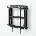 サンワサプライ 直送 プッシュ式壁掛け金具(ブラック)