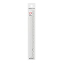 デザインフィル アルミ定規 15cm(シルバー)
