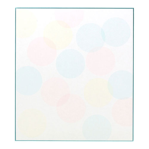 デザインフィル カラー色紙 水玉(B)