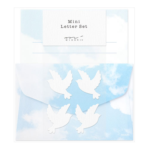 デザインフィル ミニレターセット 空色ノキモチ