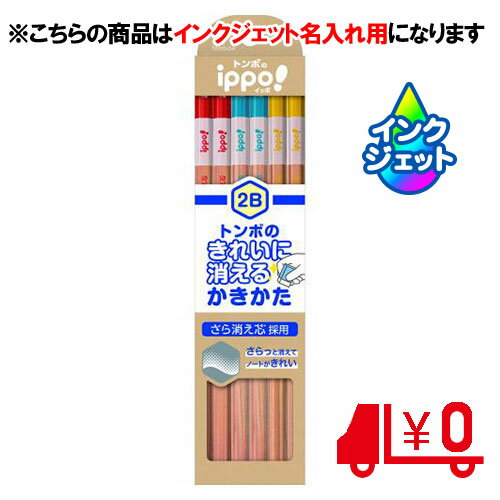 名入れ鉛筆 トンボ鉛筆　名入れ鉛筆　名入れ料込　きれいに消えるかきかたえんぴつ　ナチュラル　2B　6角軸　［No19］