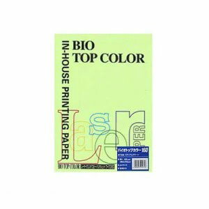 伊東屋 バイオトップカラー A4判 50枚入 160g/m2(ミディアムグリーン) 伊東屋 バイオトップカラー A4判 50枚入 160g/m2(ミディアムグリーン)