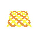 カモ井加工紙 mt リメイクシート スクエア クロス オレンジxイエロー