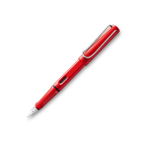 三菱鉛筆　LAMY(ラミー) サファリ 万年筆 レッド M(中字)（レッド）