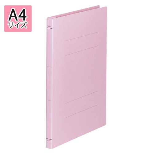FAMS　フラットファイル A4S　A4判タテ型(背幅18mm) 10冊入（ピンク）