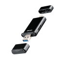 サンワサプライ 直送 UHS-2対応 USB Type-C & USB-A カードリーダー