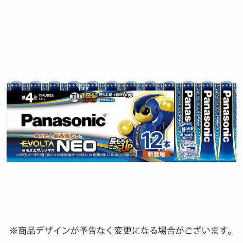 パナソニック アルカリ乾電池 エボルタネオ 単4形 12本 お買い得パック パナソニック アルカリ乾電池 エボルタネオ 単4形 12本 お買い得パック