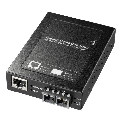 サンワサプライ 直送 光メディアコンバータ(ギガビット、ブリッジ、マルチモード)