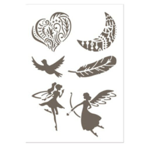 マービー　シール式ステンシル メルヘン