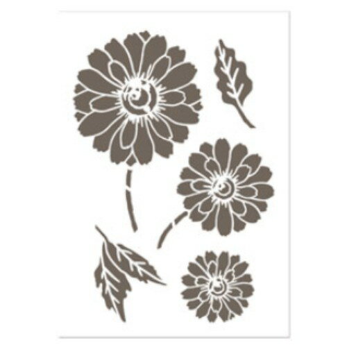 マービー　シール式ステンシル ガーベラ