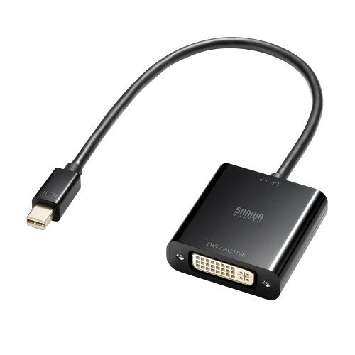 サンワサプライ　直送 Mini DisplayPort-DVI変換アダプタ(Activeタイプ)