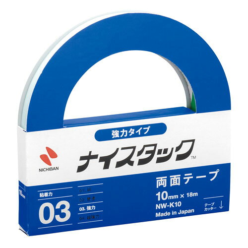 ニチバン　ナイスタック[TM]　 強力タイプ　大巻　寸法:幅10mm×長18m