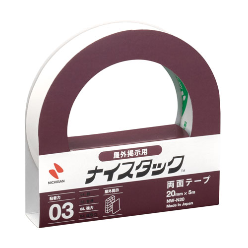 ニチバン　ナイスタック[TM]　屋外掲示用　大巻　寸法:幅20mm×長5m