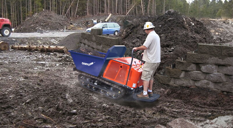 乐天商城 - 筑水キャニコム　コンクリート砂男　鉄バケット(一方ダンプ用)