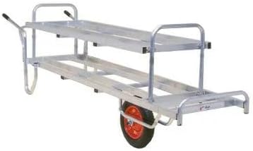 乐天商城 - HARAX ハラックス　コン助　アルミ製　花用1輪車　花用2輪車(荷台は全面フラット)　CN-T360SW